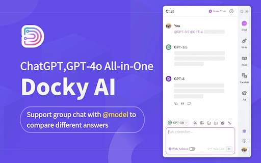 Docky.AI: ChatGPT Sidebar & Smart Assistant thumbnail