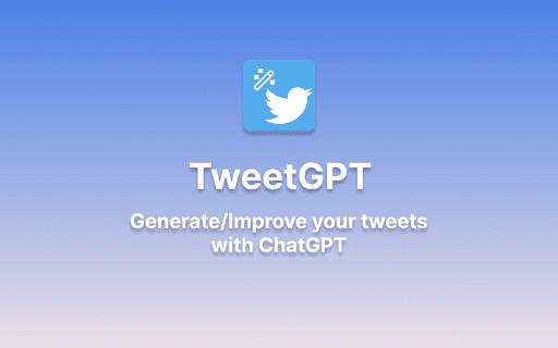 TweetGPT - ChatGPT Writer for X/Twitter thumbnail