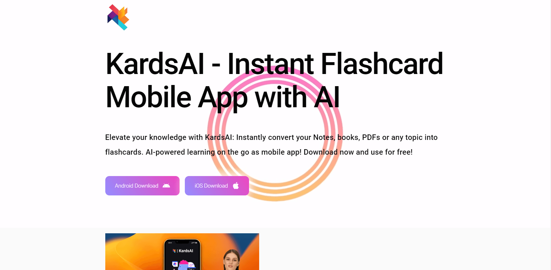 KardsAI - Instant Flashcards Mobile App thumbnail