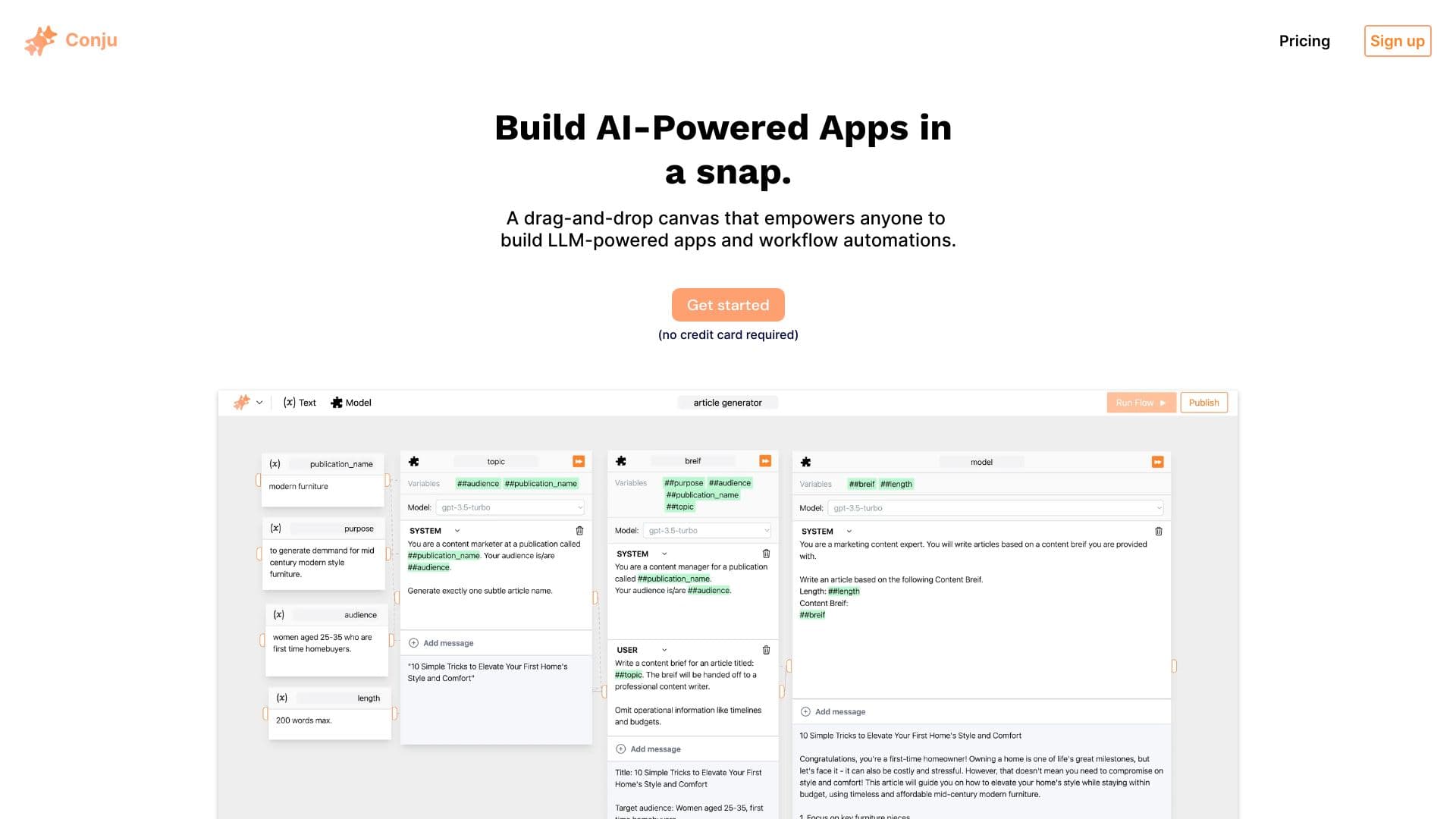 Conju - Build AI Powered Apps thumbnail