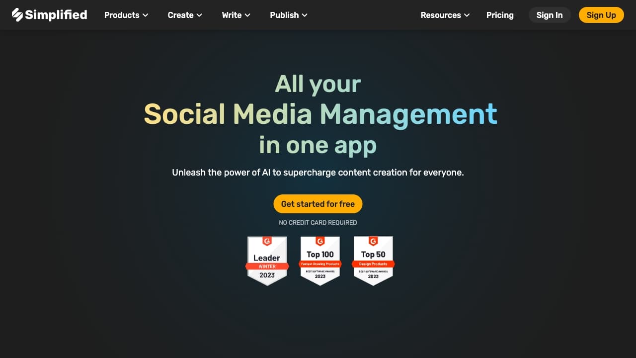 Simplified thumbnail