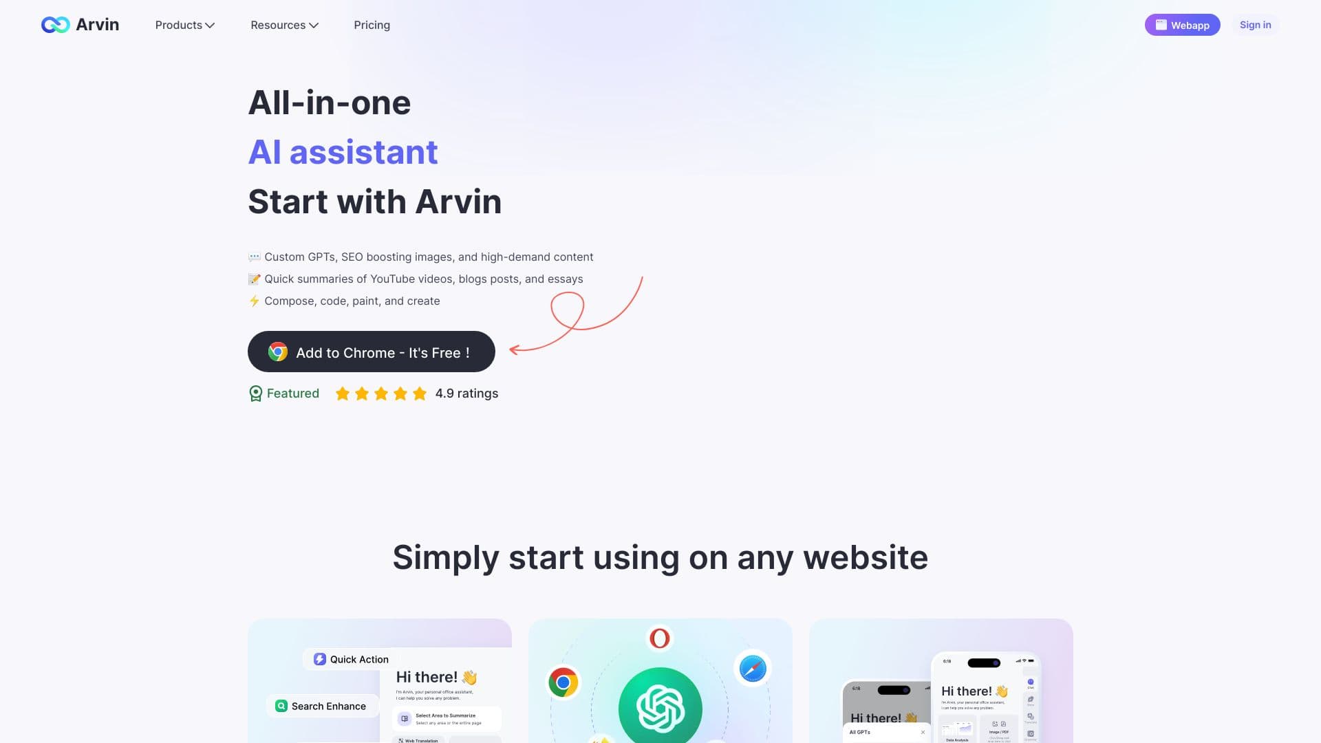 Arvin - AI Assistant thumbnail