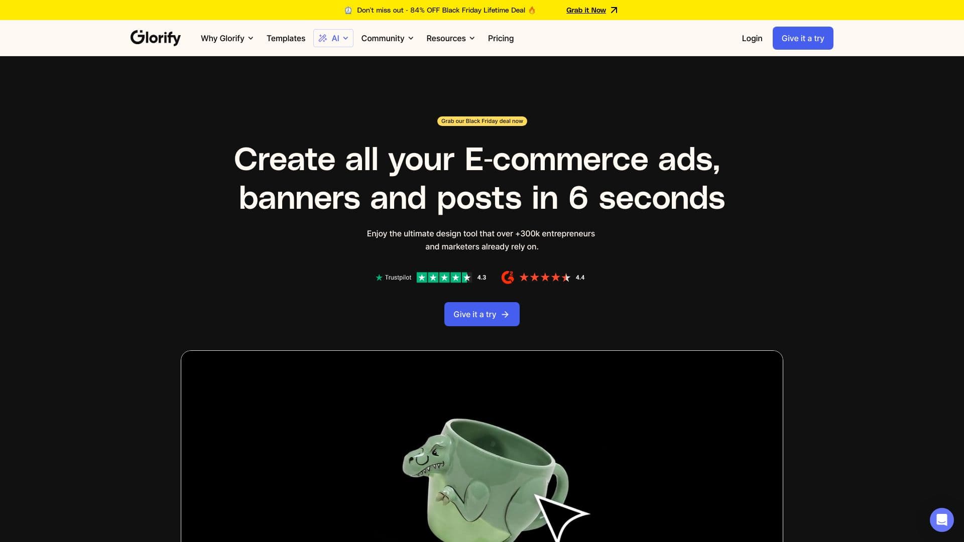 Glorify 3.0 Design Tool Powered by AI thumbnail