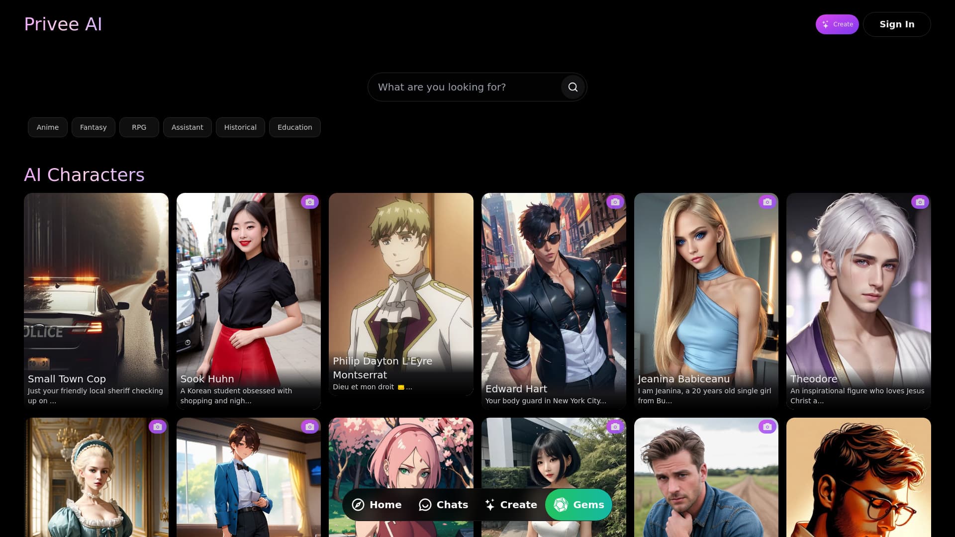 Privee AI - Soulful AI Characters thumbnail