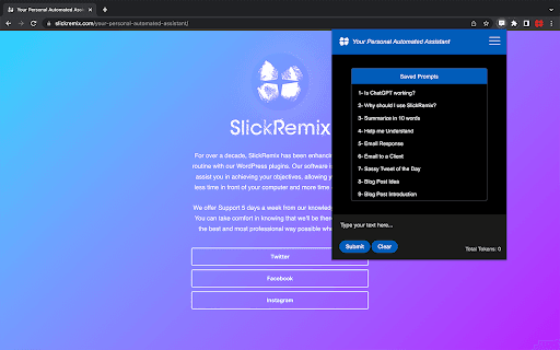 SlickRemix: Your ChatGPT Web Assistant thumbnail