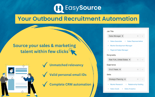 EasySource: #1 Platform for Talent Sourcing thumbnail