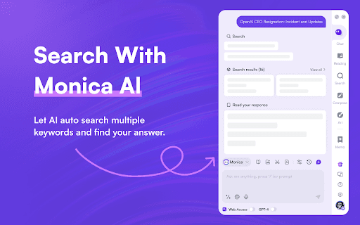Monica - Your AI Copilot powered by ChatGPT4 thumbnail