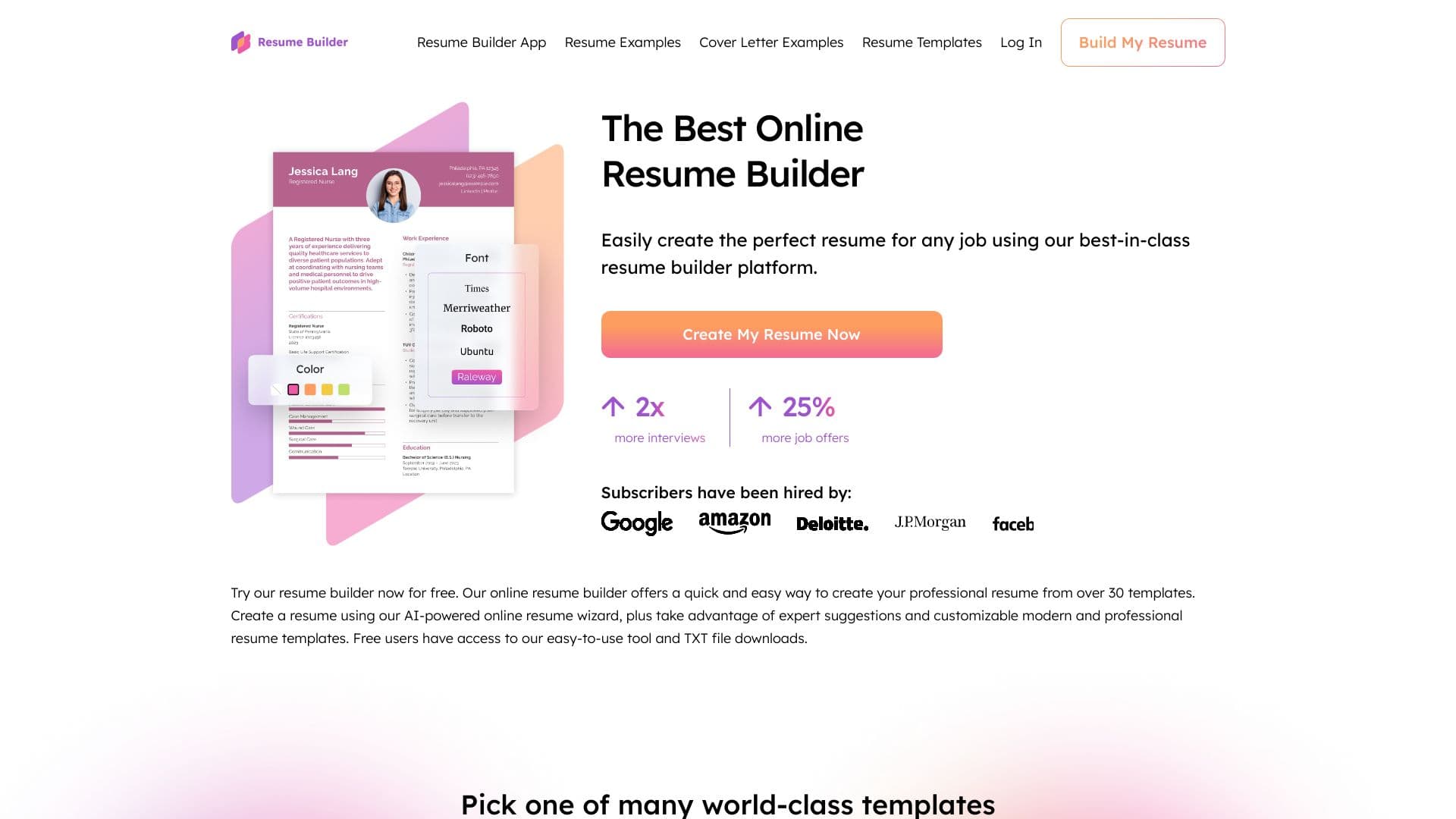 ResumeBuilder.com thumbnail