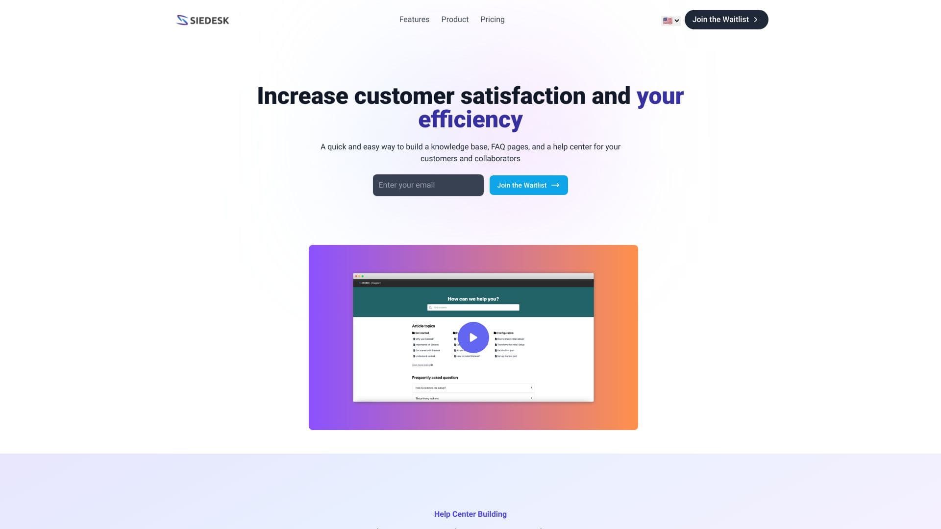 Siedesk - Help Center & Knowledge Base thumbnail