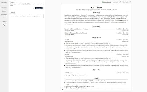 ChatGPT for ElegantResume thumbnail
