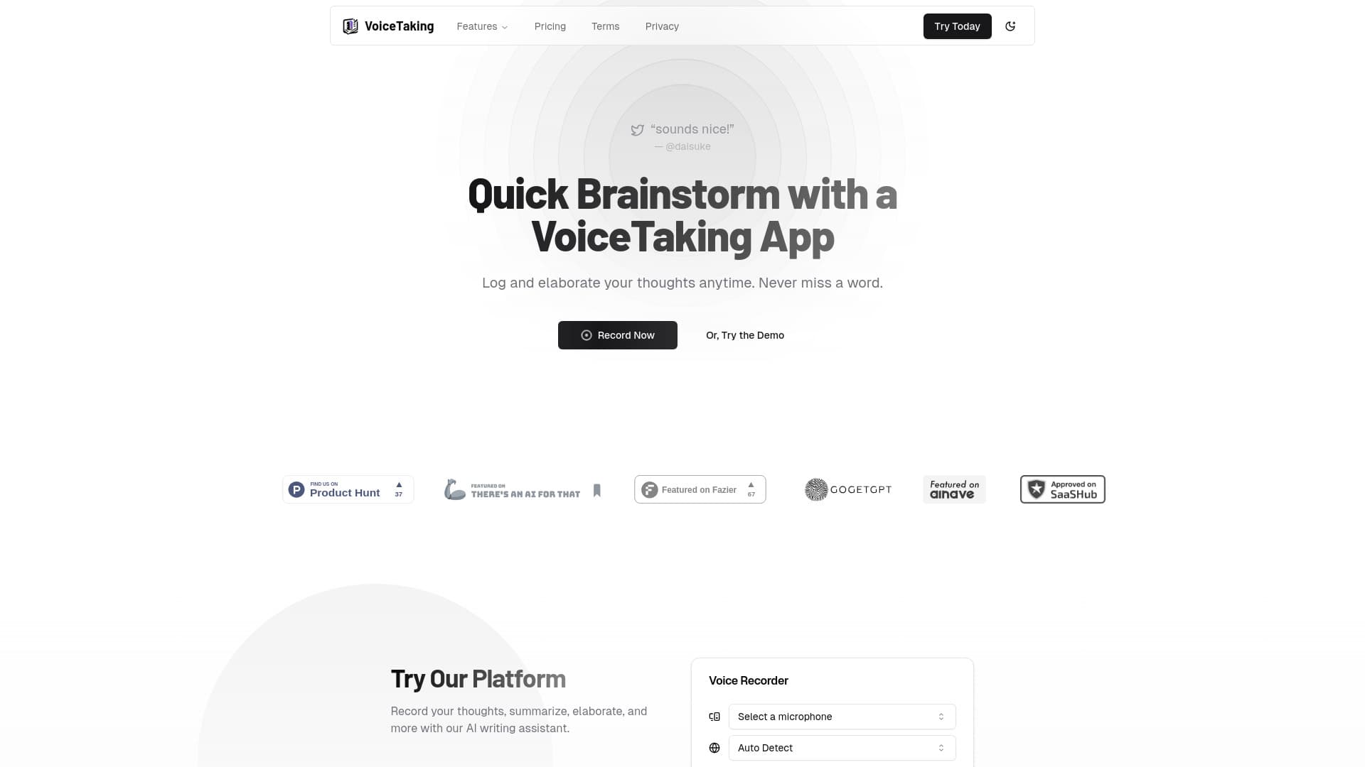 VoiceTaking thumbnail