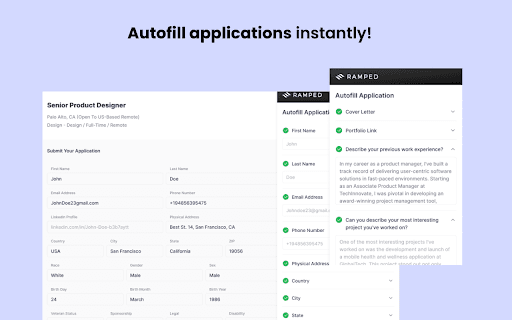 Ramped AI - Autofill Job Applications thumbnail