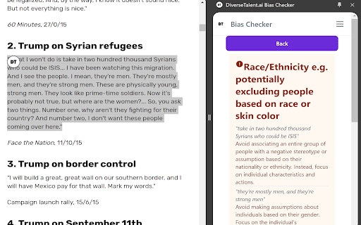 DiverseTalent.ai Bias Checker thumbnail