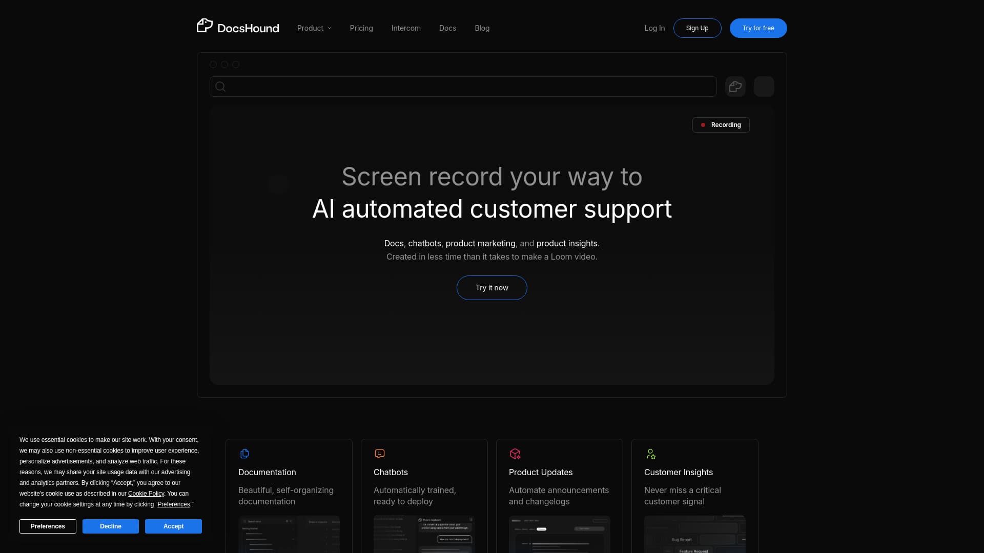 Demo → Intercom by DocsHound thumbnail