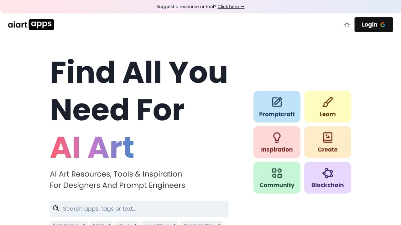 AI Art Apps Database thumbnail