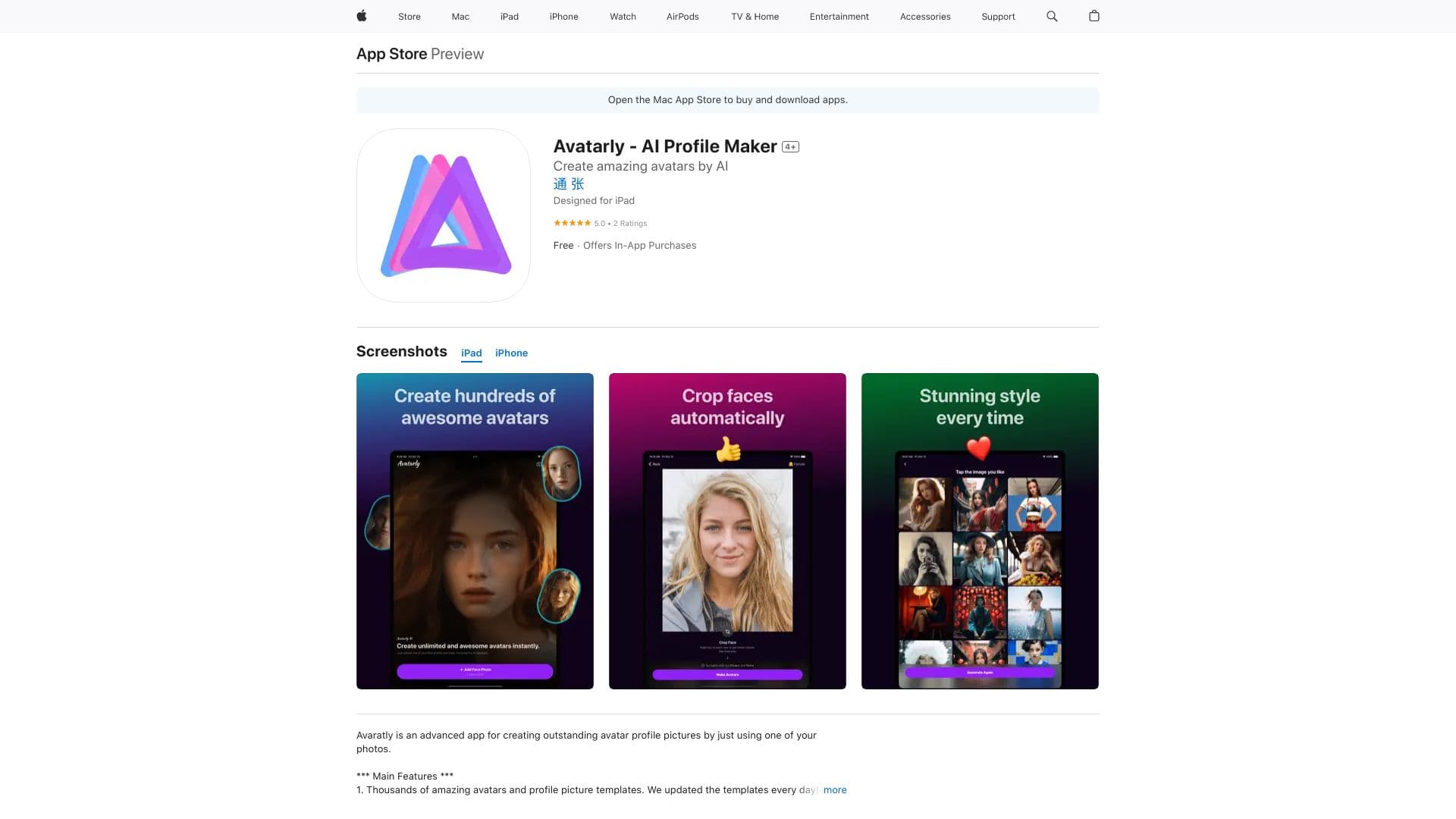 Avatarly - AI Profile Maker thumbnail