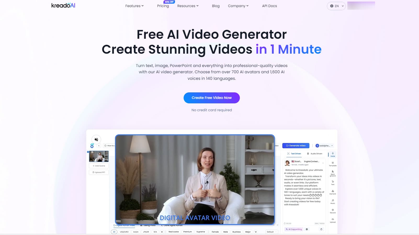 kreado_AI video creation platform thumbnail