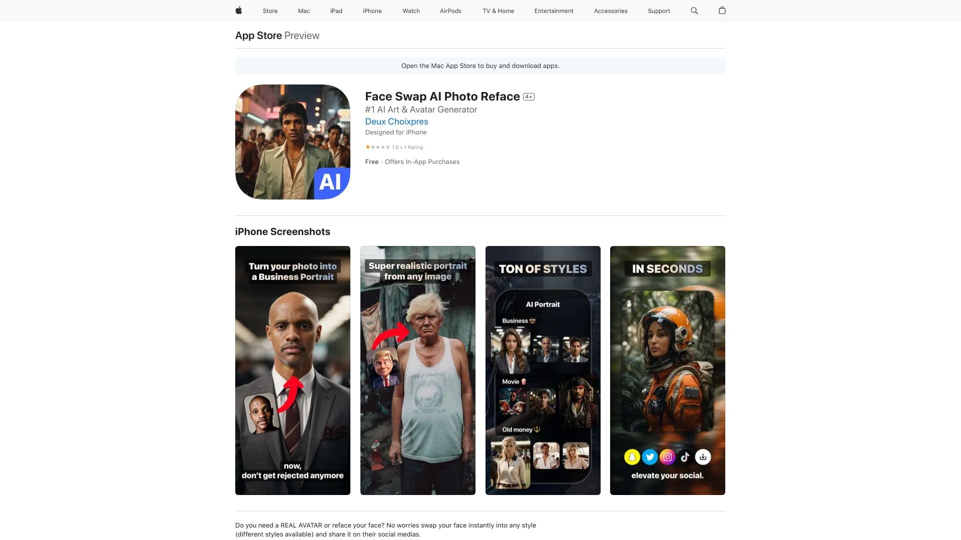 Face Swap AI Photo Reface thumbnail