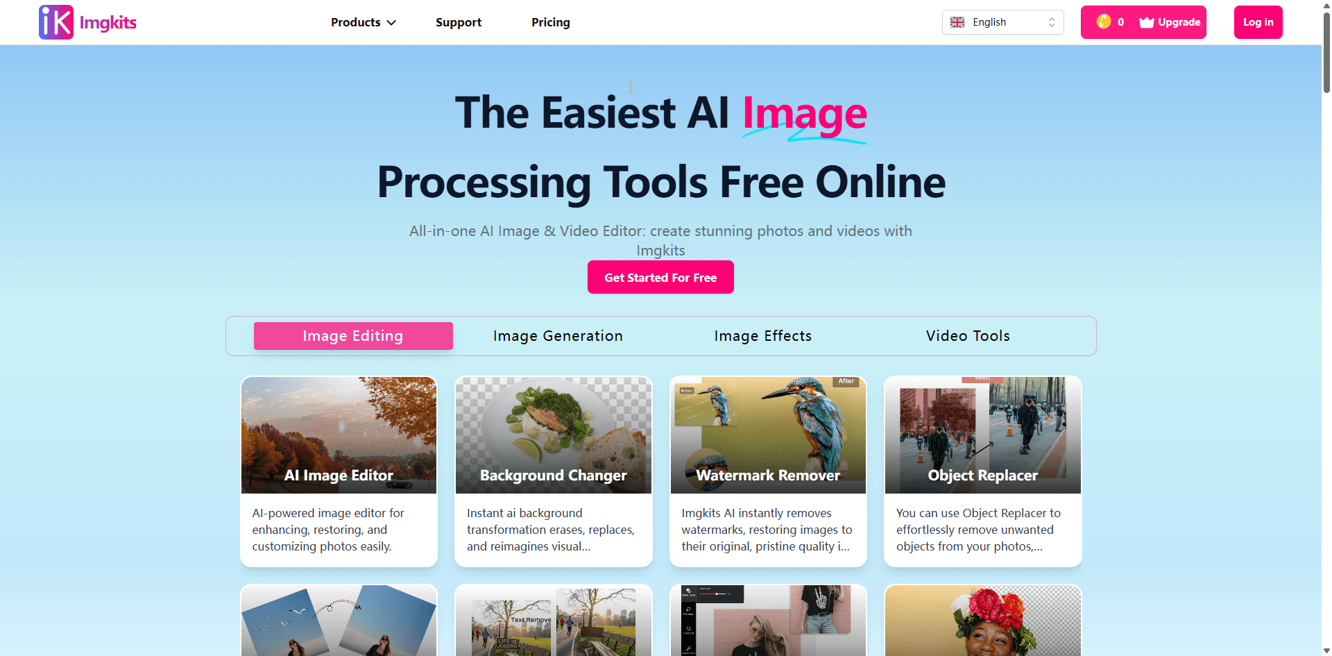 Imgkits - Top AI Image & Video Processing Tools Online thumbnail