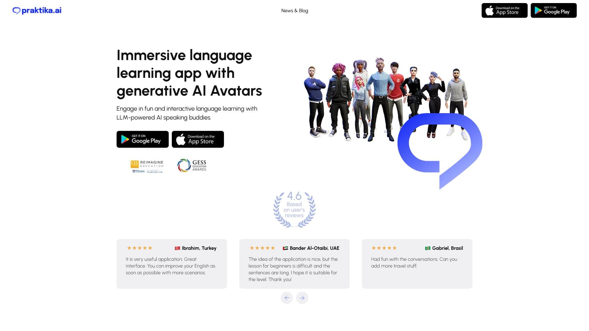 ChatGPT English Praktika App thumbnail