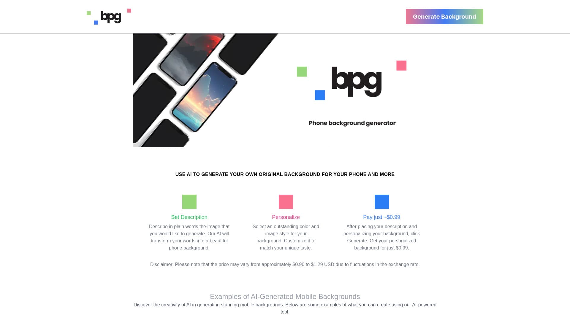 AI Phone Brackground Generator thumbnail