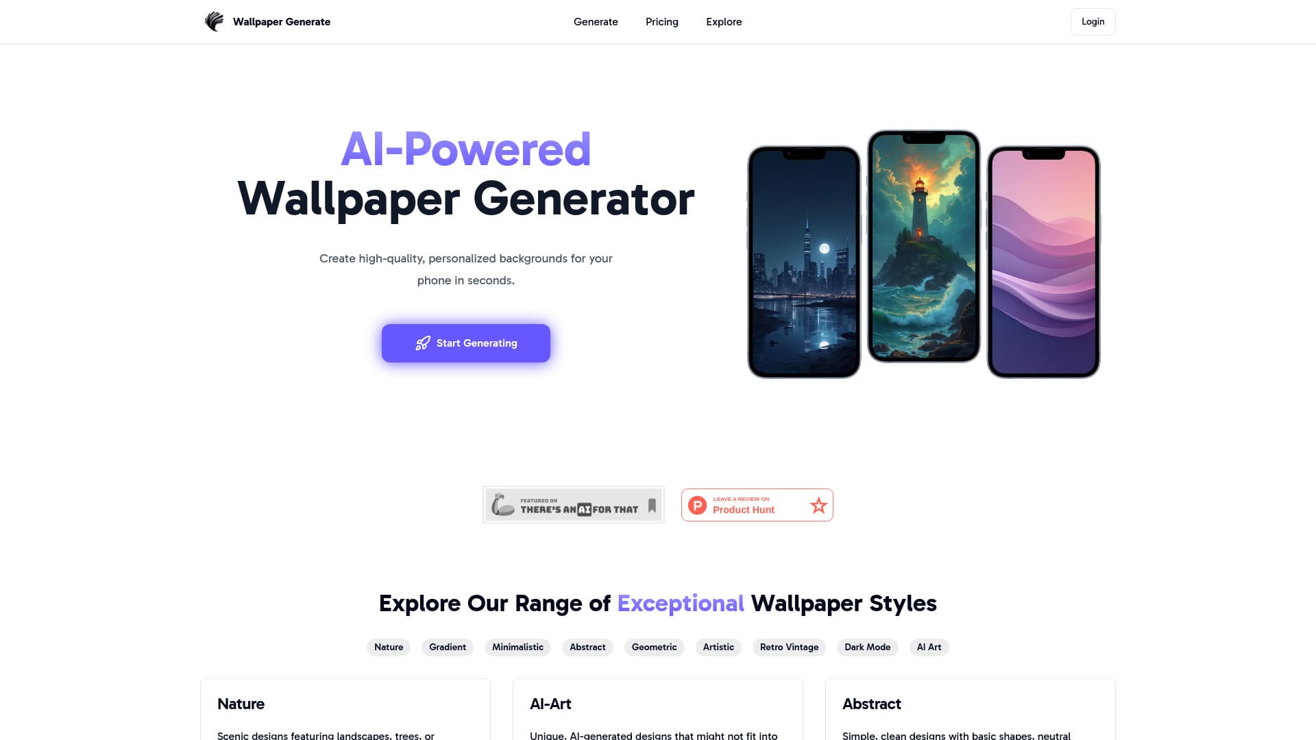 Wallpaper Generate thumbnail