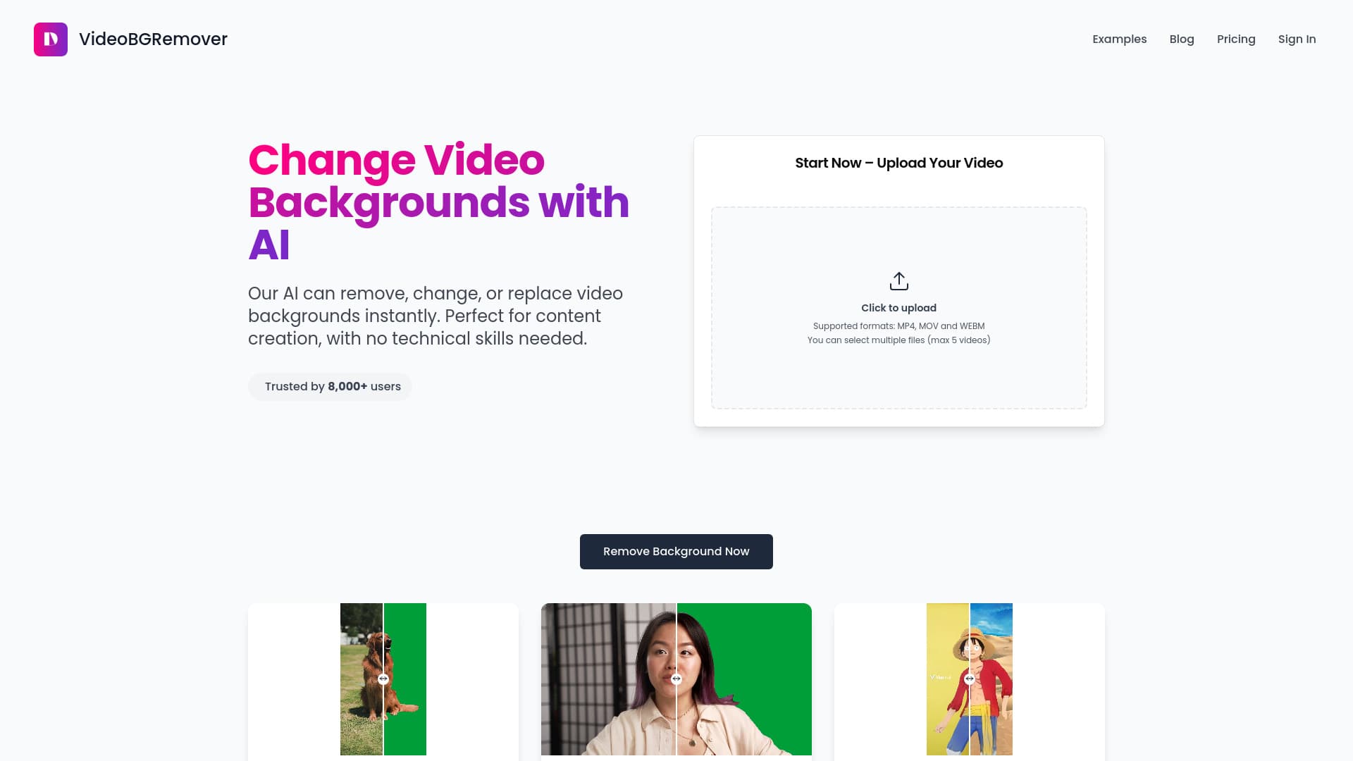 VideoBGRemover thumbnail