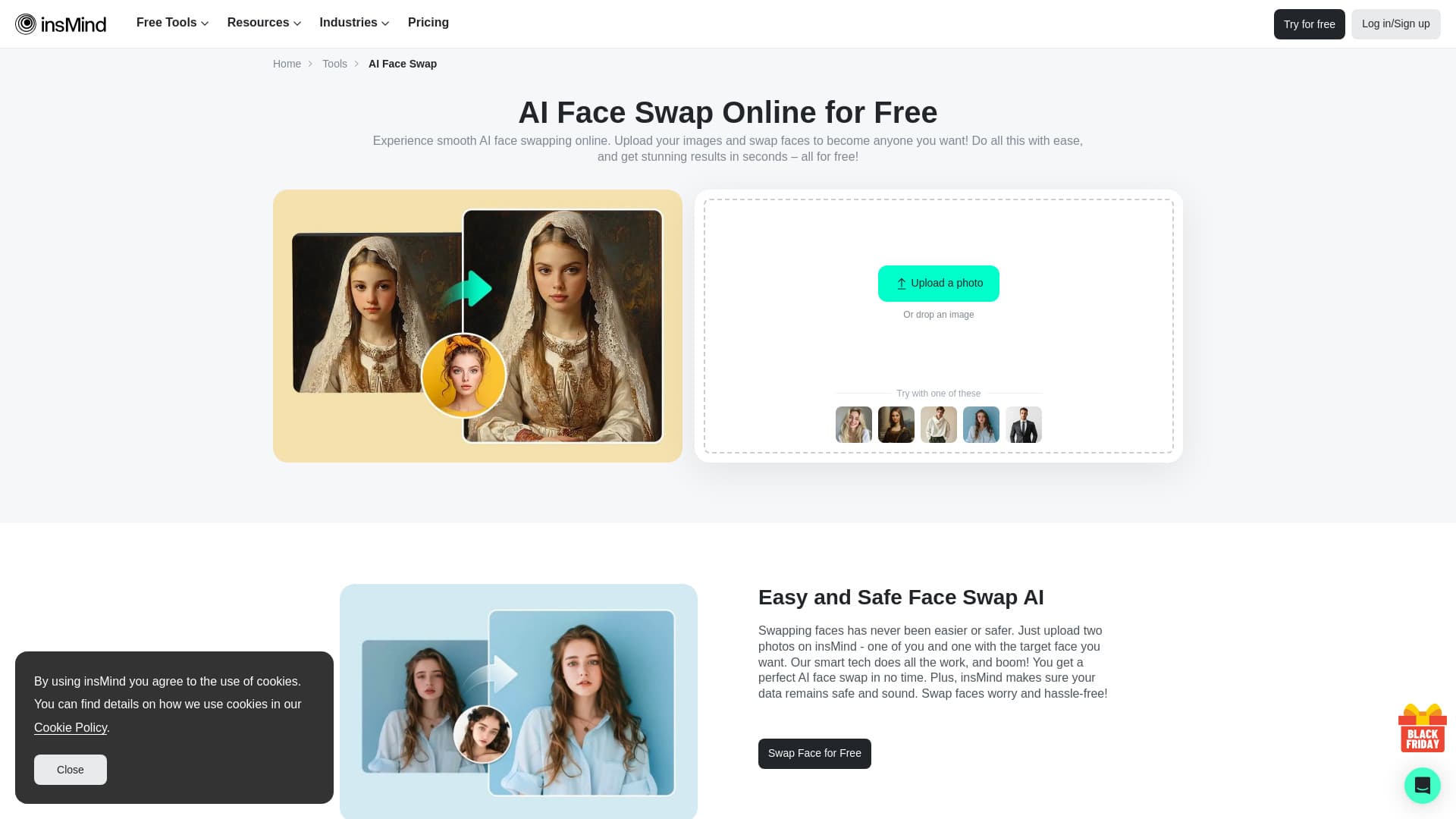 insMind AI Face Swap thumbnail