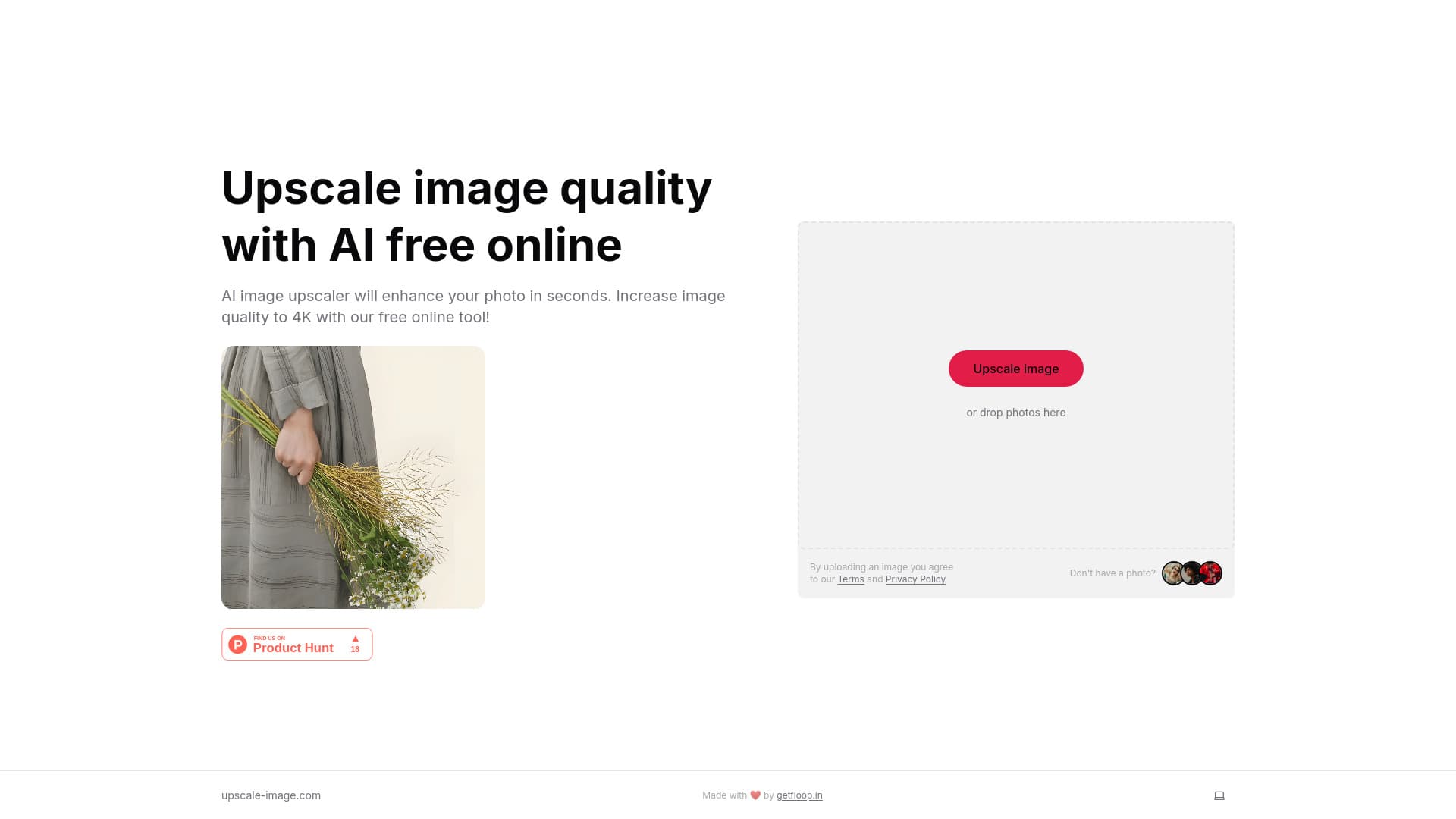 4K AI Upscaler - Free AI image tool thumbnail