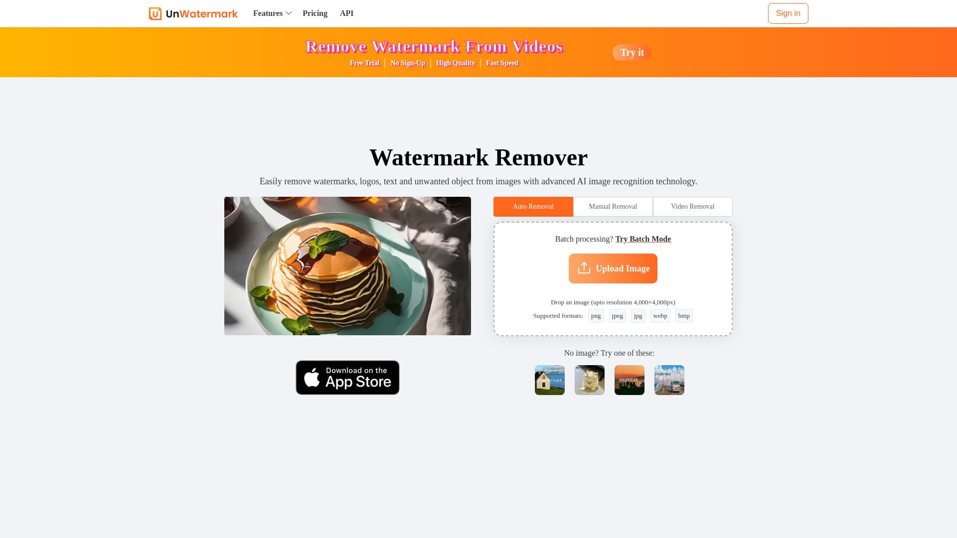 Unwatermark AI thumbnail