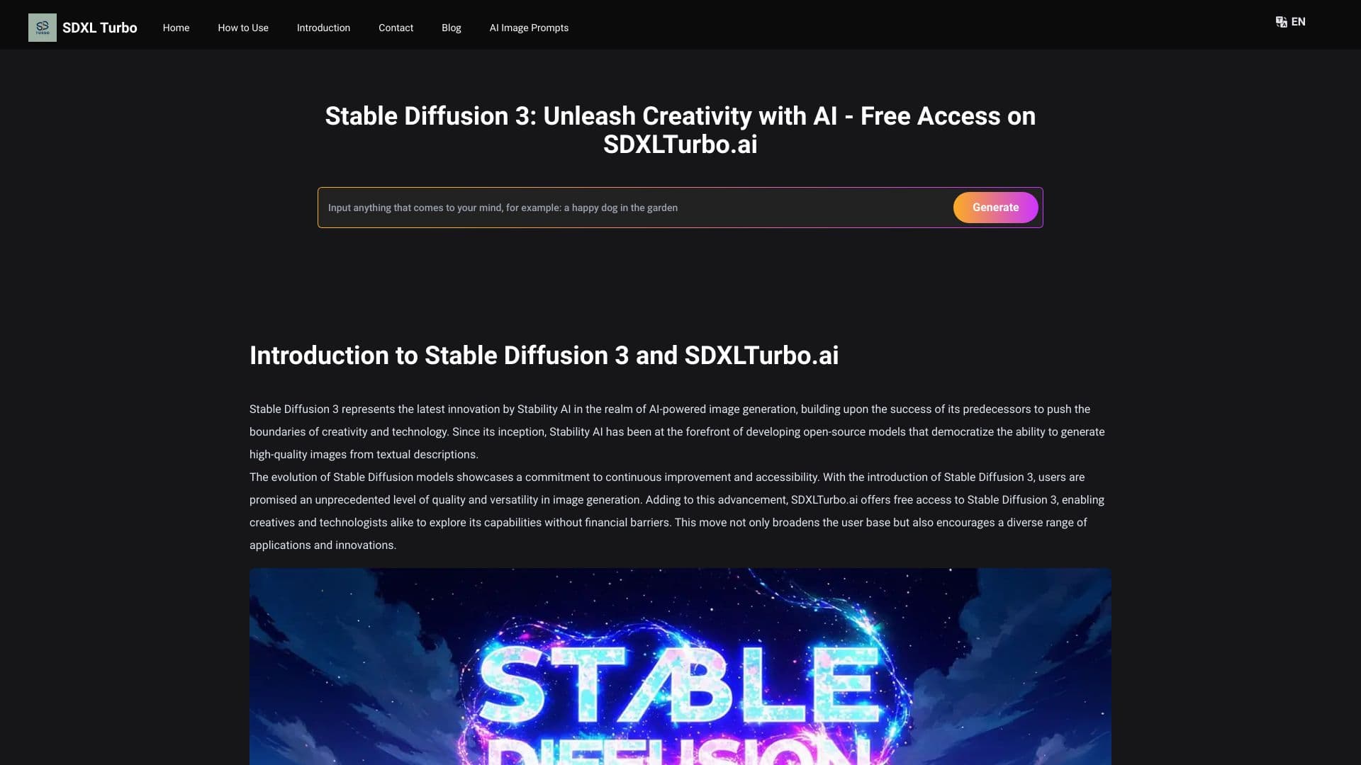Stable Diffusion 3 Free Online thumbnail