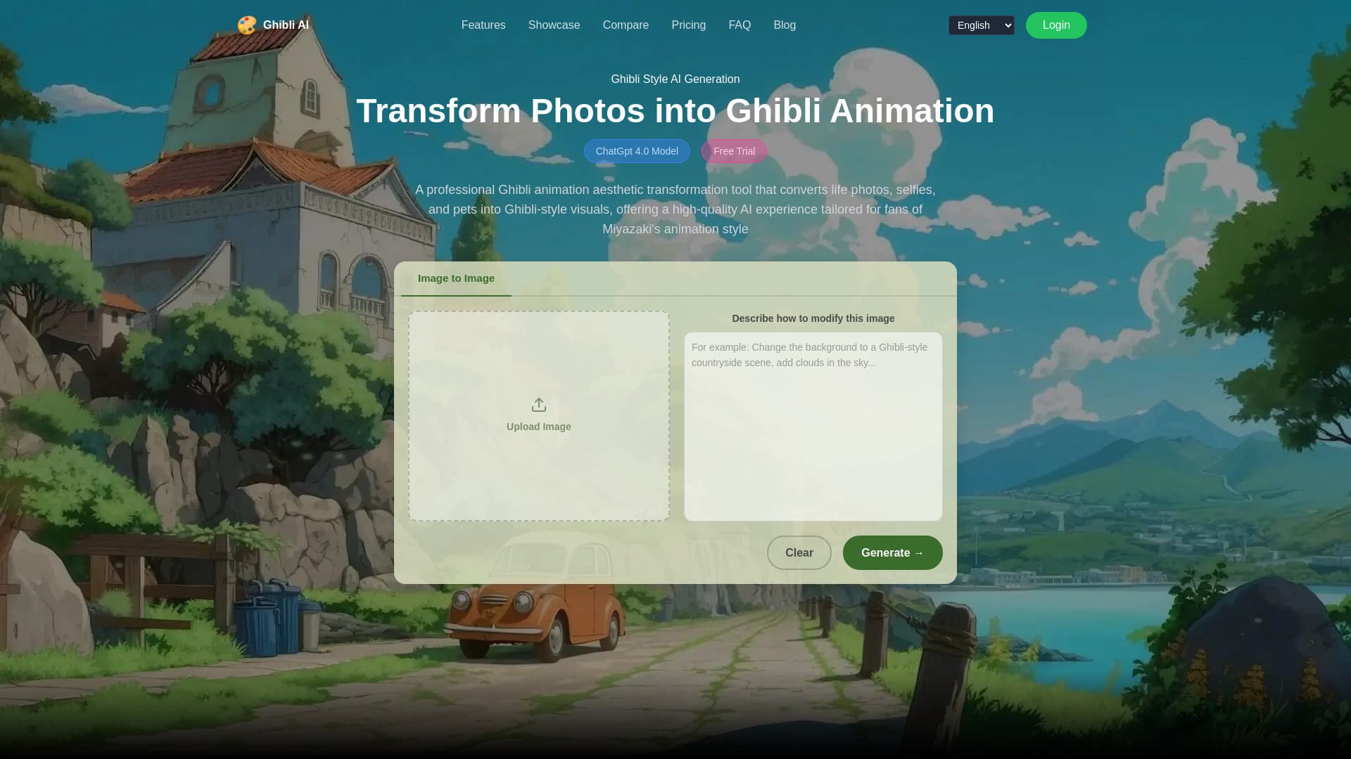 Ghibli Style Image Generator thumbnail