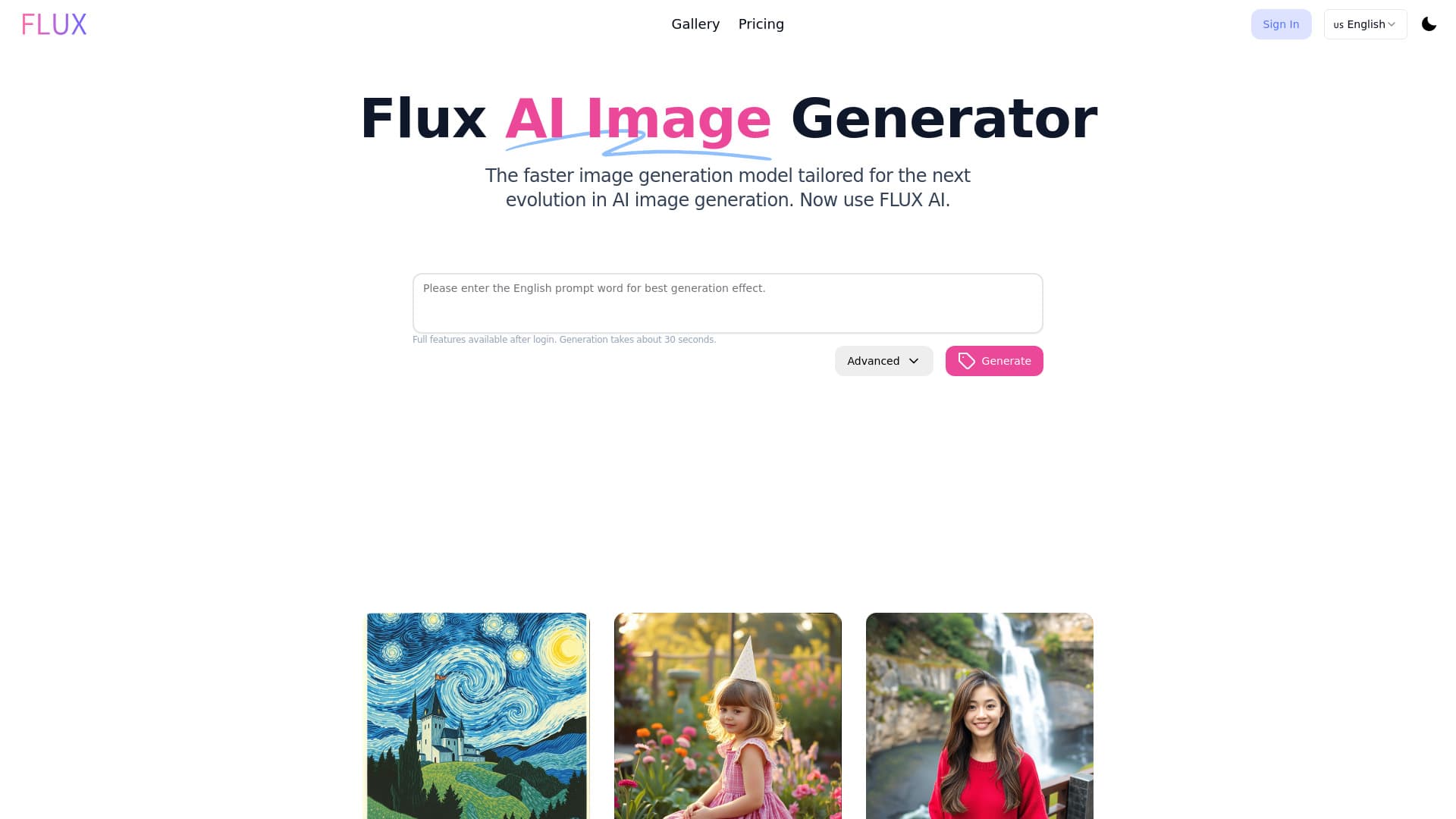 FLUX AI Online thumbnail