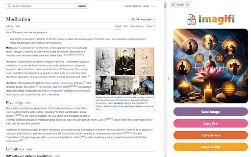 Imagifi: 1-Click AI art anywhere thumbnail
