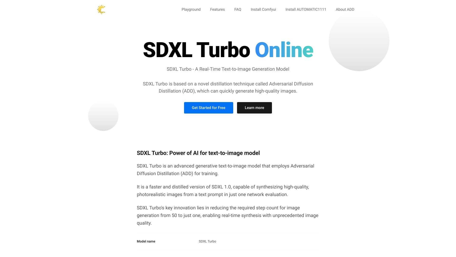 SDXL TURBO ONLINE thumbnail