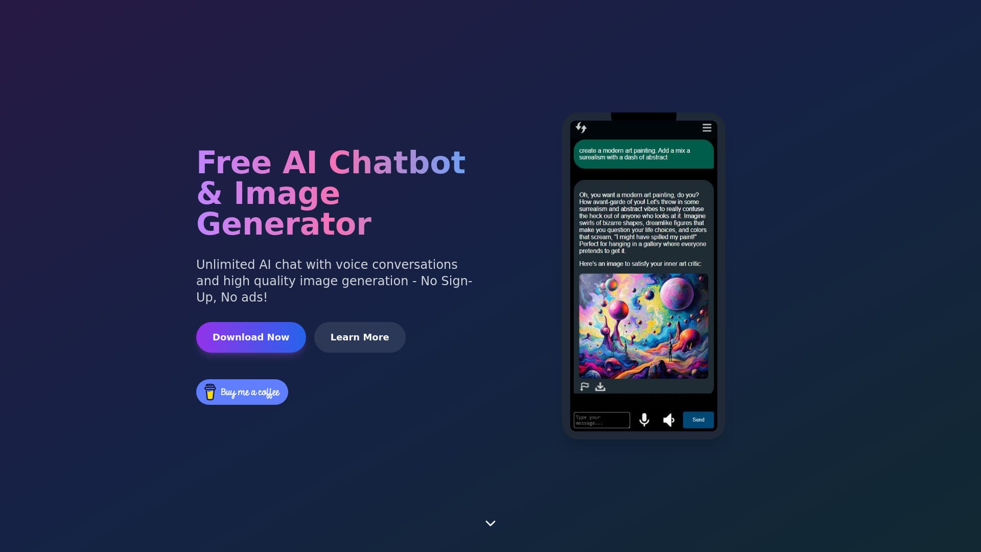 Free AI Chatbot & Image Generator thumbnail