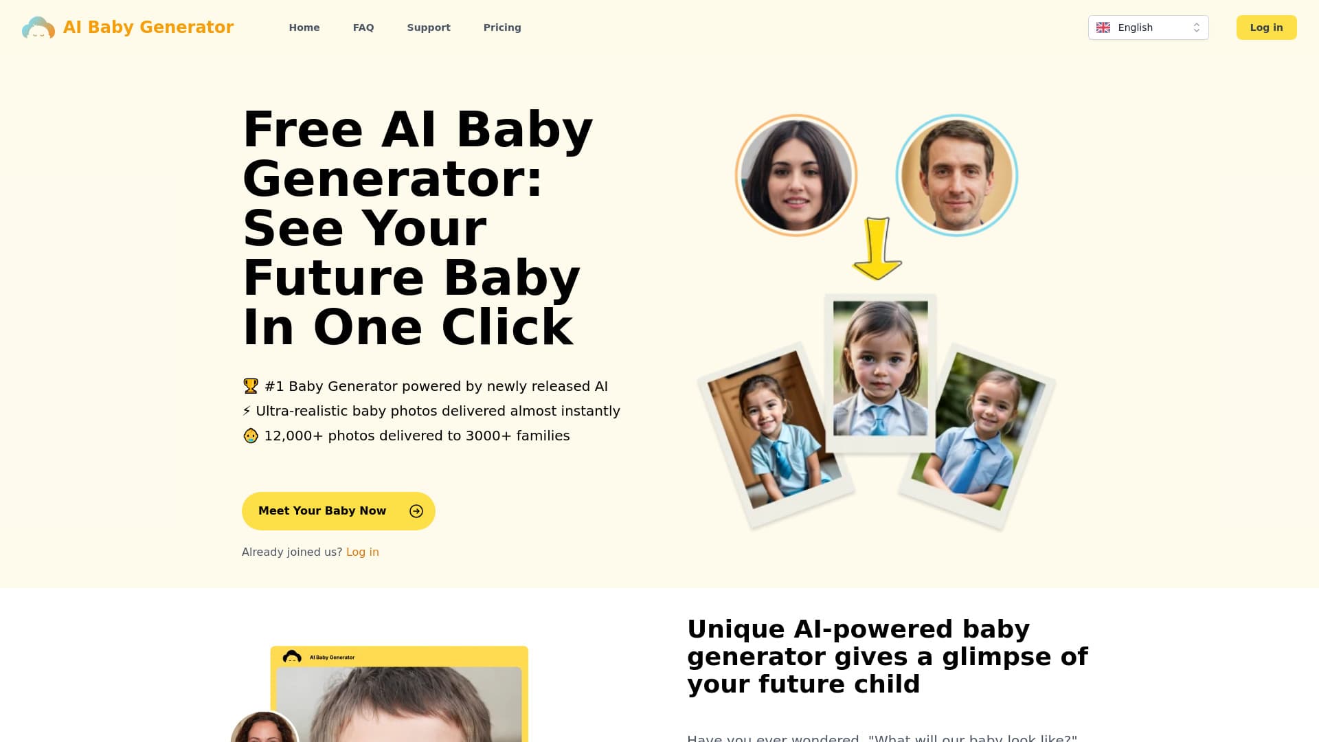 Free AI Baby Generator thumbnail