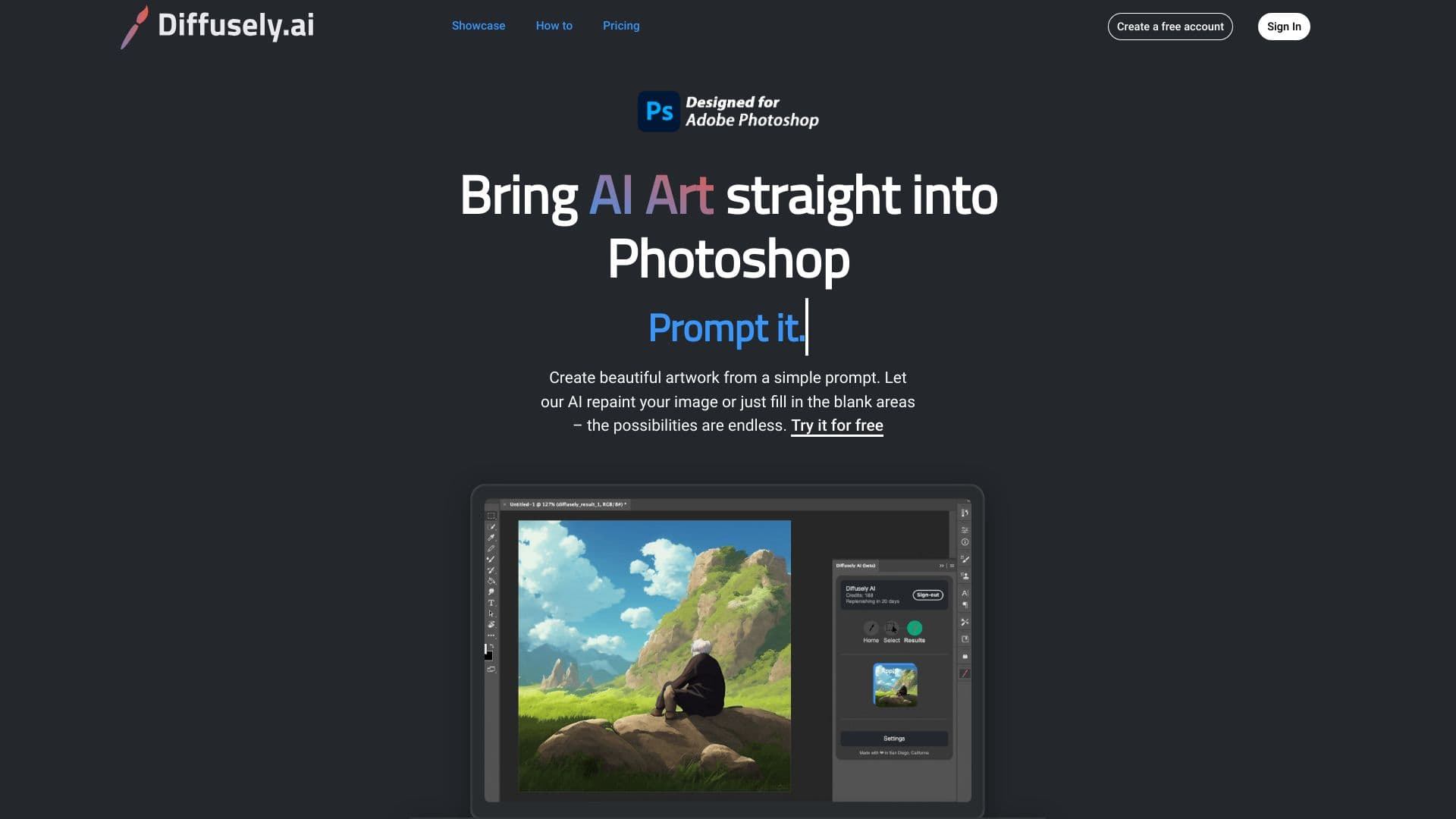 diffusely | AI Art Photoshop Plugin thumbnail