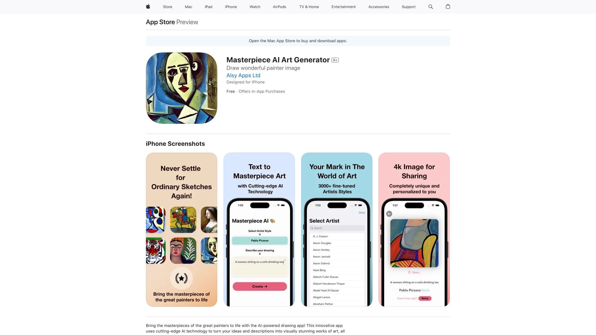 Masterpiece AI Art Generator thumbnail