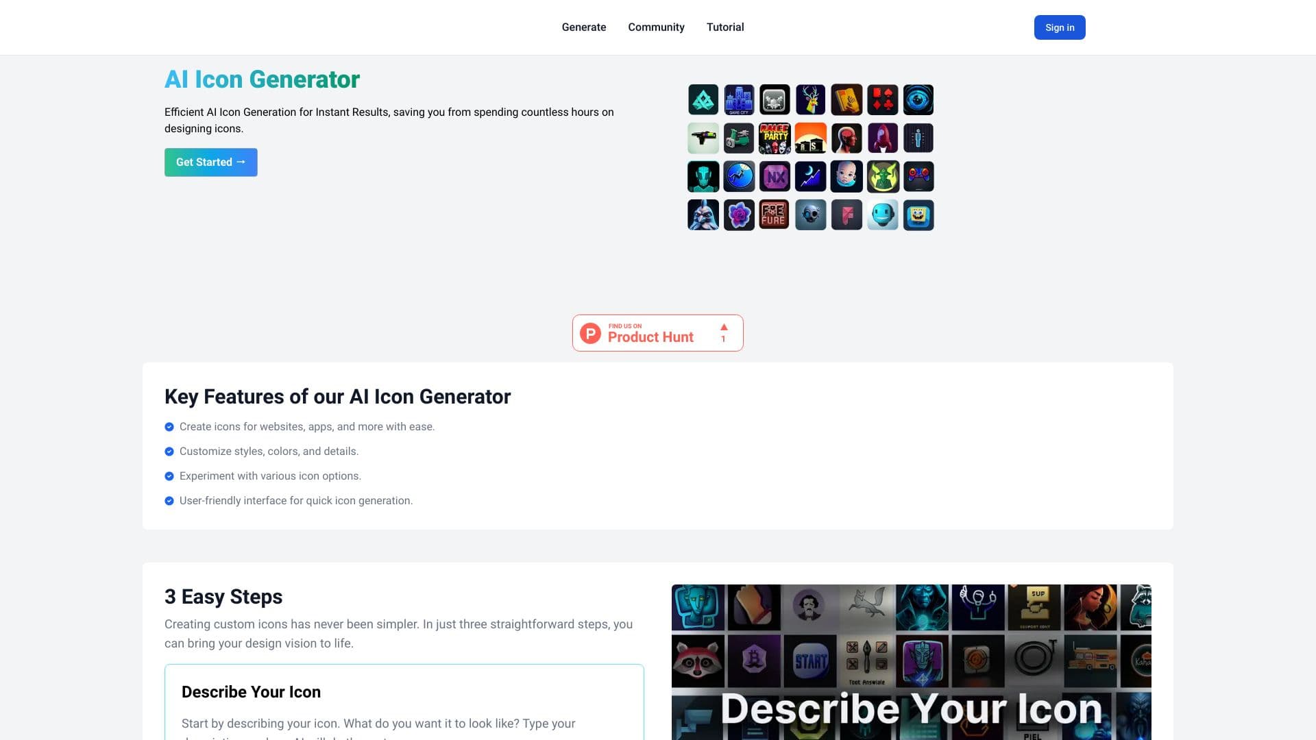 AI Icon Generator thumbnail