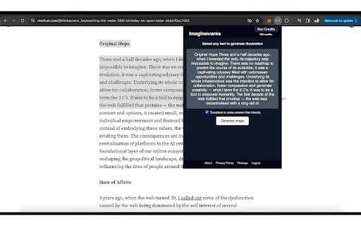 Imaginewares Chrome Extension thumbnail