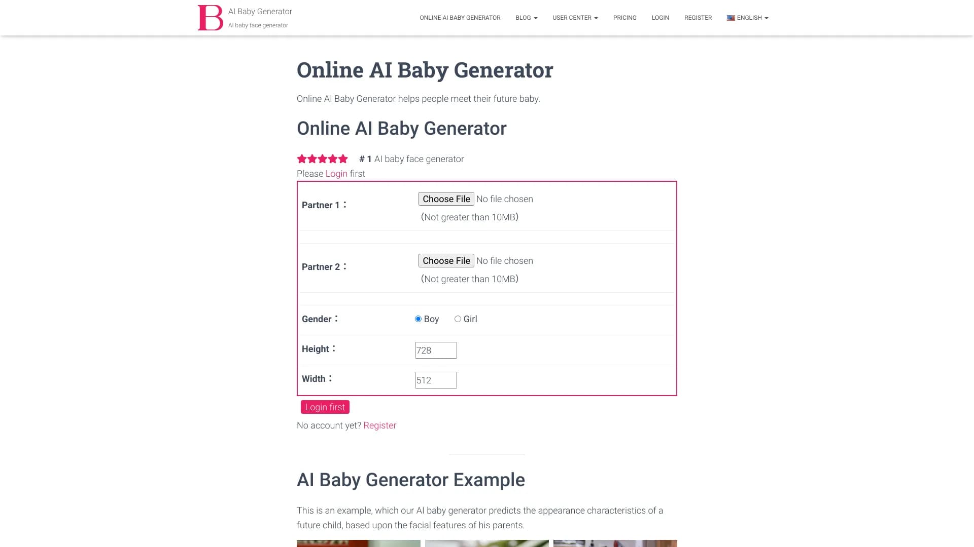 Online AI Baby Generator thumbnail