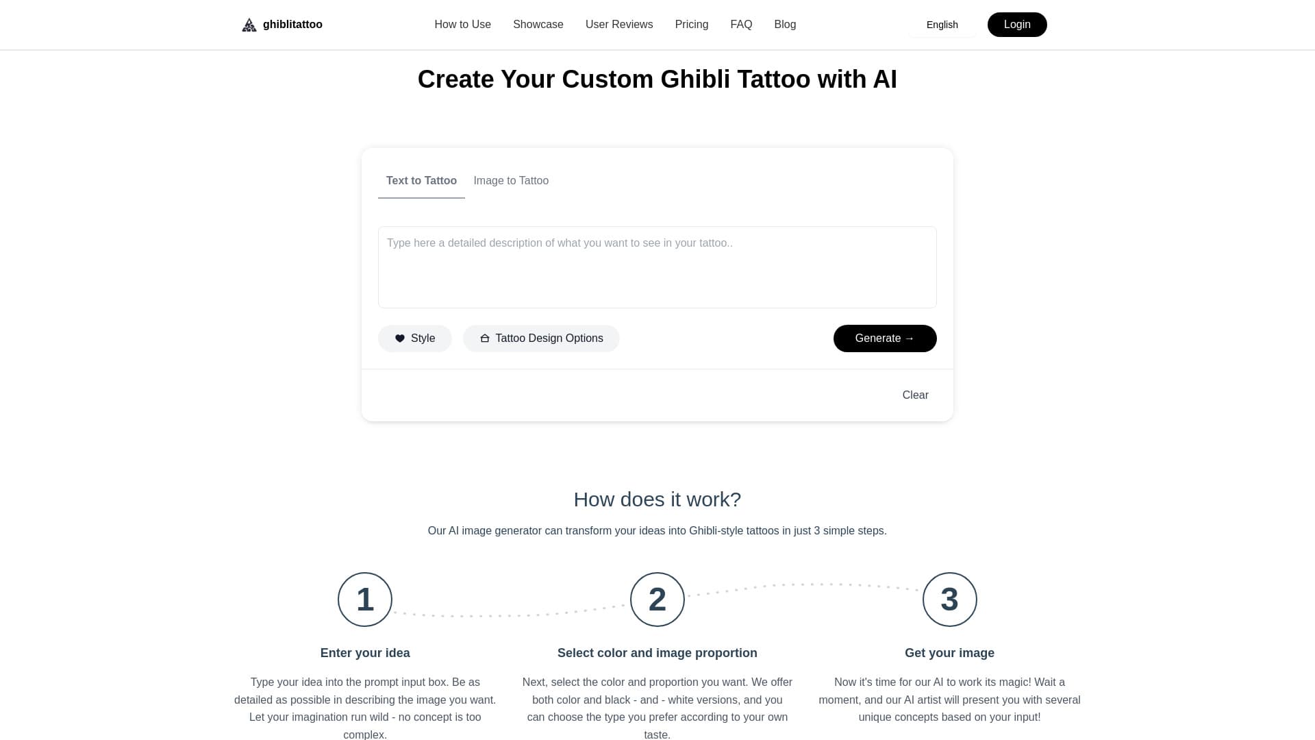 Ghibli Tattoo Generator thumbnail