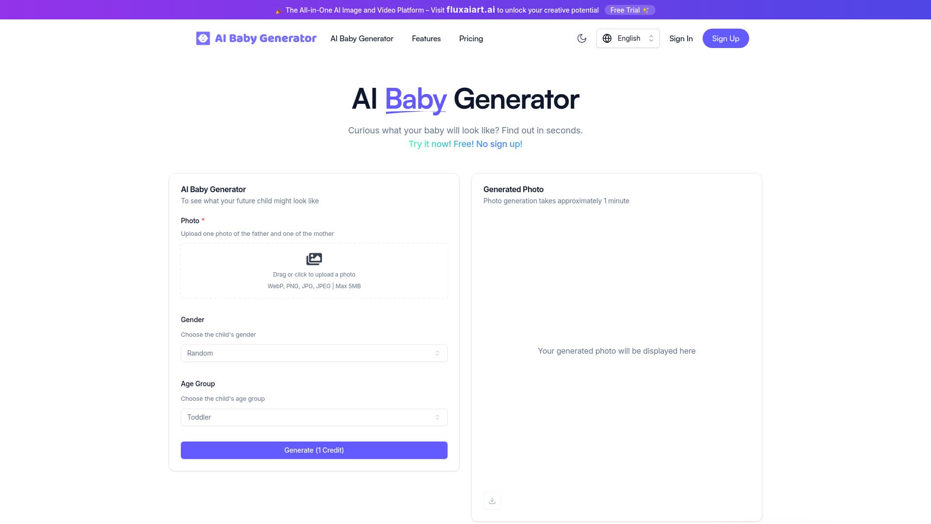 AI Baby Generator Online Free thumbnail
