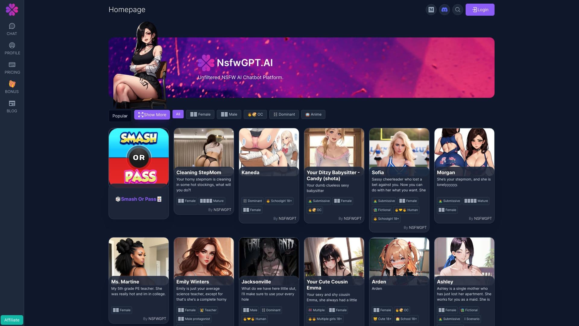 NsfwGPT.ai thumbnail