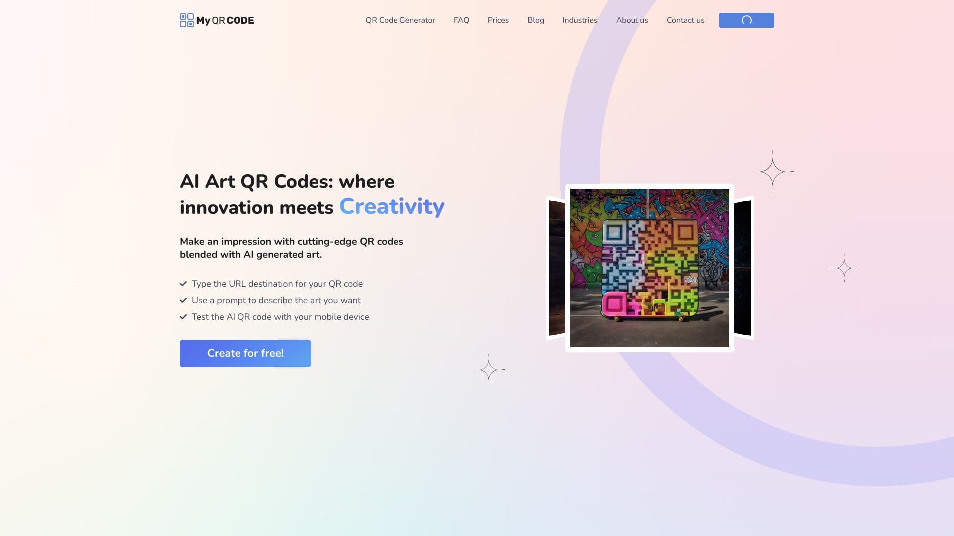 Free AI QR Code Generator by MyQRCode thumbnail