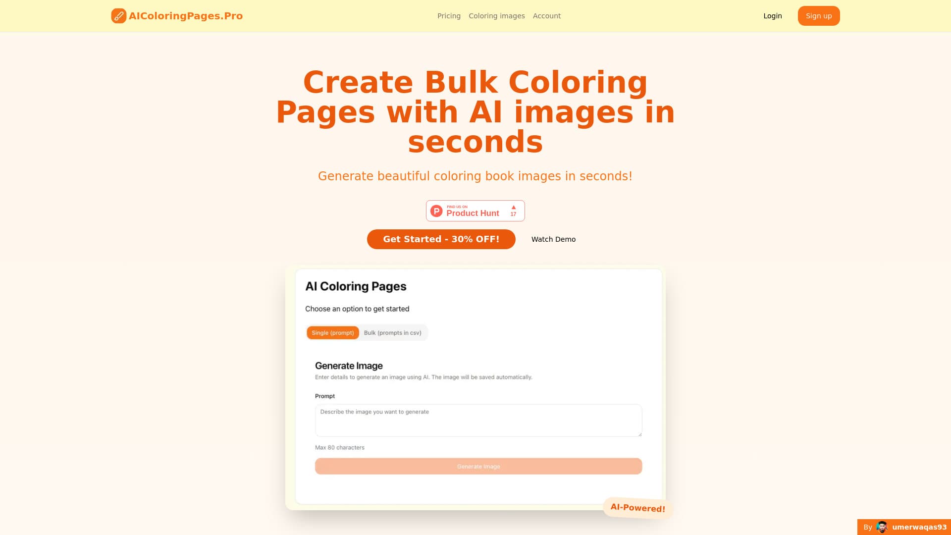 AIColoringPagesPro - Coloring Pages Bulk thumbnail