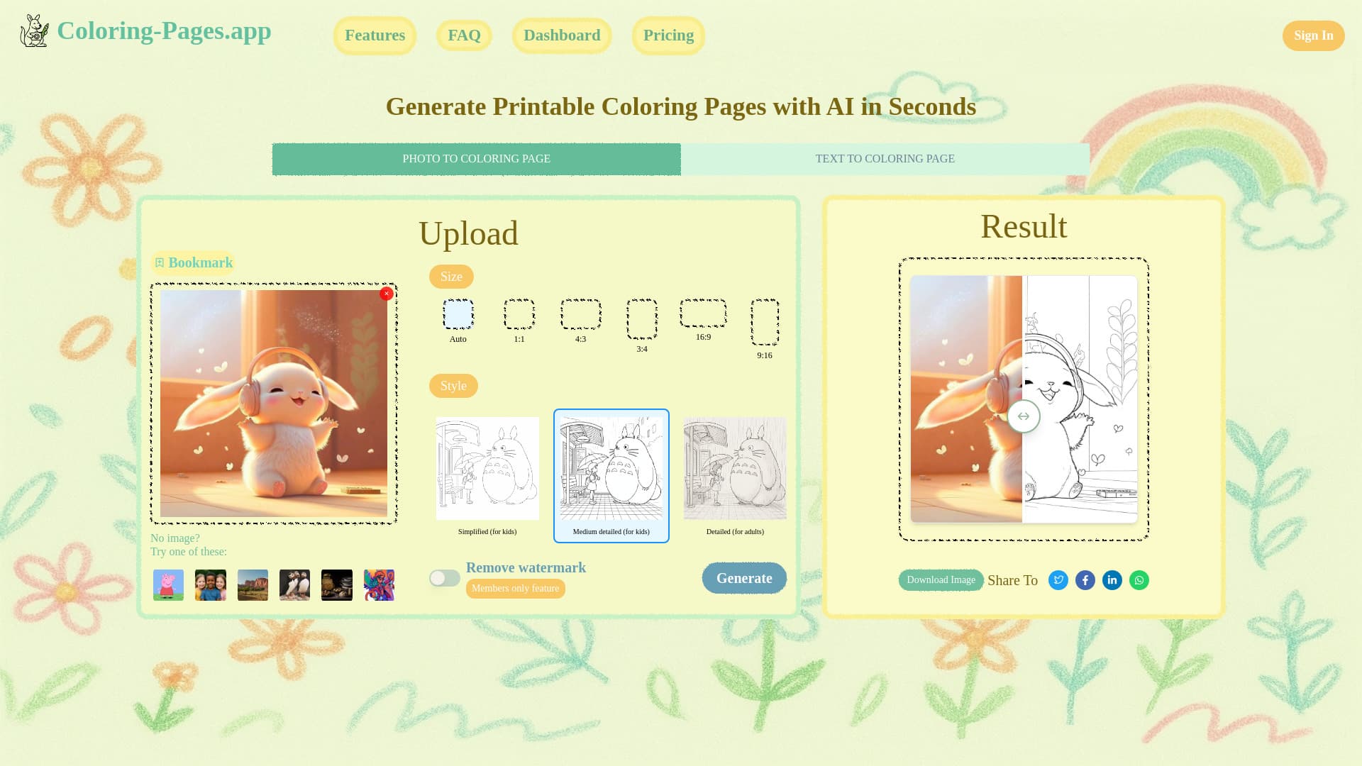 Coloring-Pages.APP screenshot