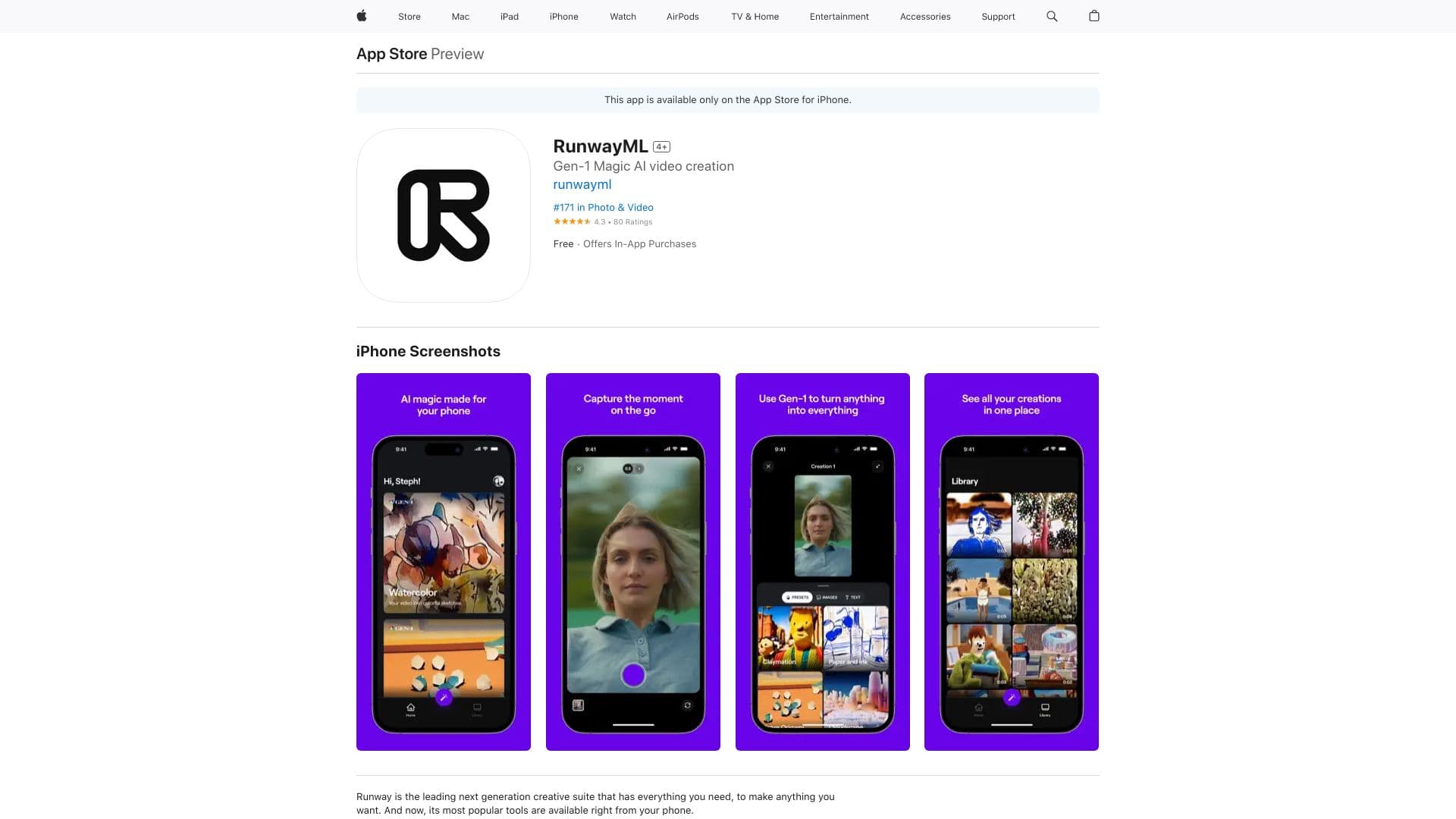 Runway - Gen-1 thumbnail