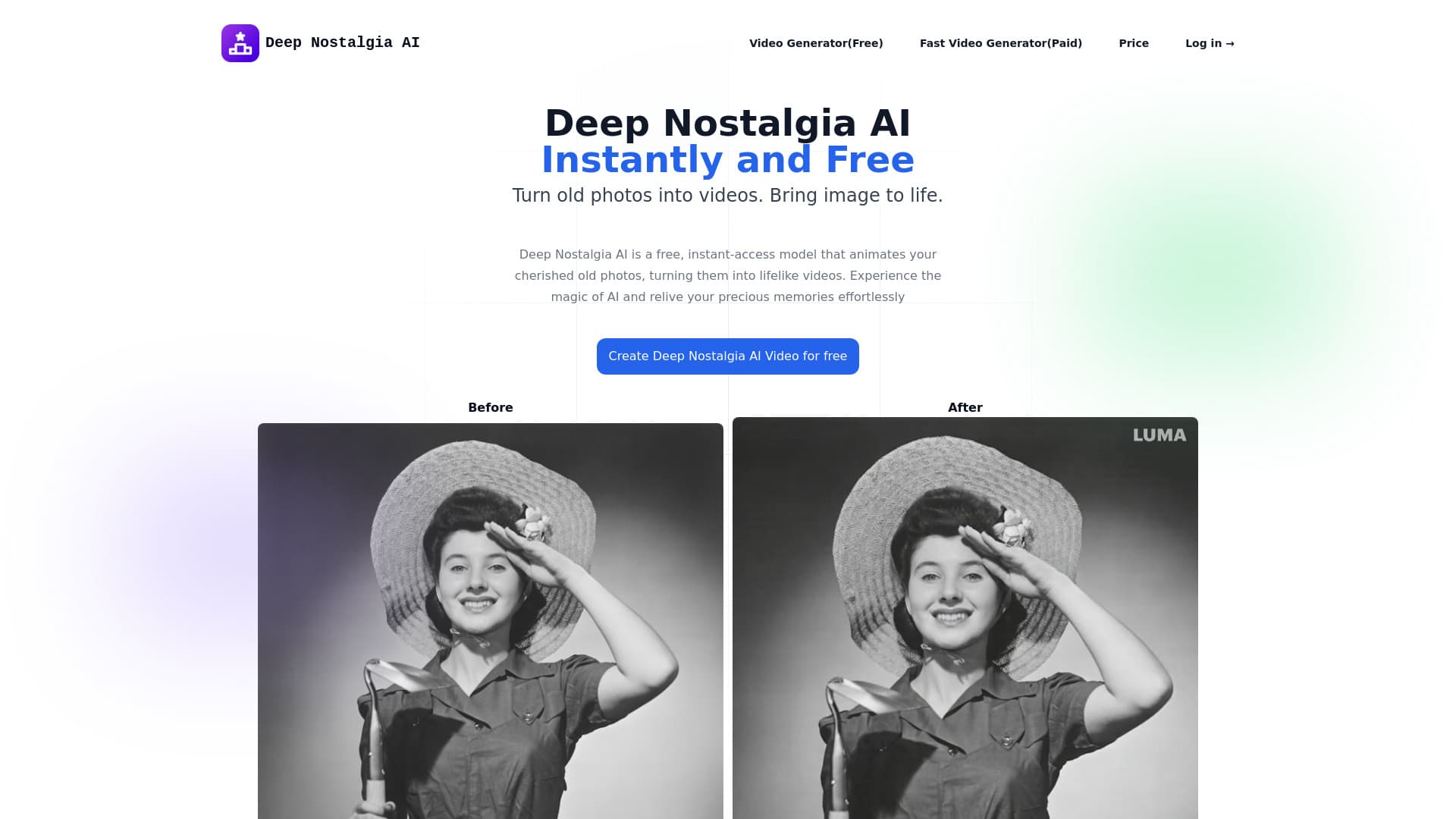 Deep Nostalgia AI thumbnail